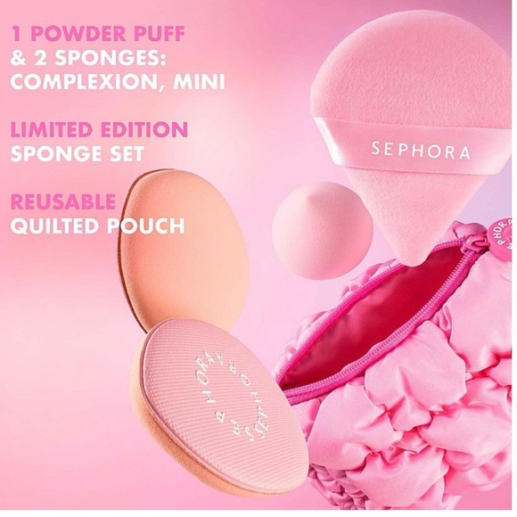 Sephora Pillow Cream Pink Sponge Kit - Picture 4 of 5